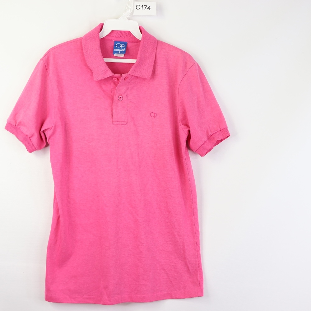 90s Ocean Pacific OP Mens Small Polo Shirt Pink